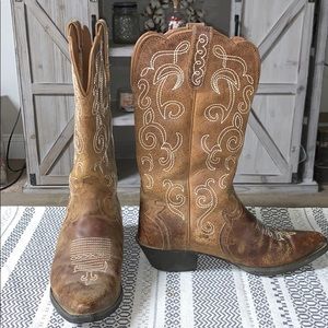 Justin women’s stampede western boots cowboy boots